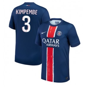 Paris Saint-Germain Presnel Kimpembe #3 Domácí Dres 2024-25 Krátký Rukáv